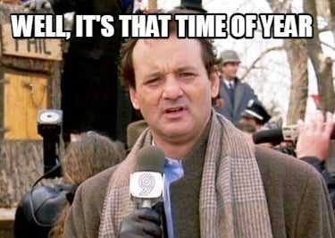 its that time of the year